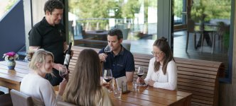 Tasting on the terrace