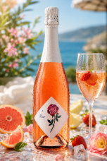prickelnder Rosé